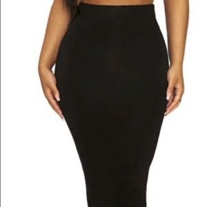 Naked Wardrobe, ruched skirt that doubles as a strapless dress!